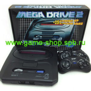 Sega Mega Drive 2 + 25 игр